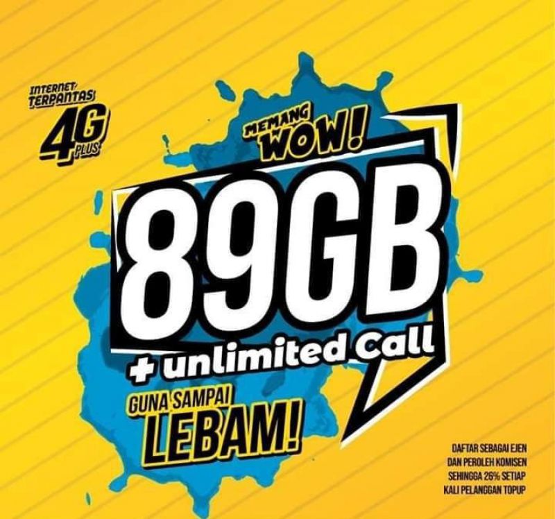 Digi 89gb Internet Unlimited Call All Network Iklanviral Net